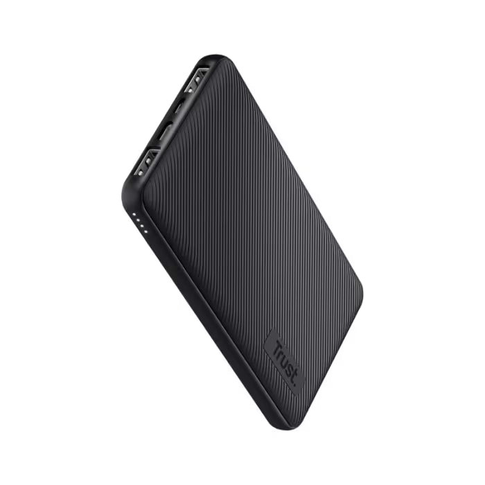 Power Bank Trust Primo Ultra Mince 3Ports USB 10000 mAh - Noir