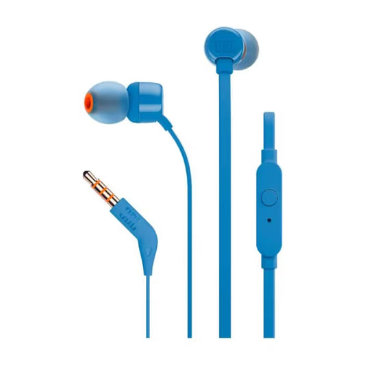 Écouteur Filaire JBL T110 - Bleu