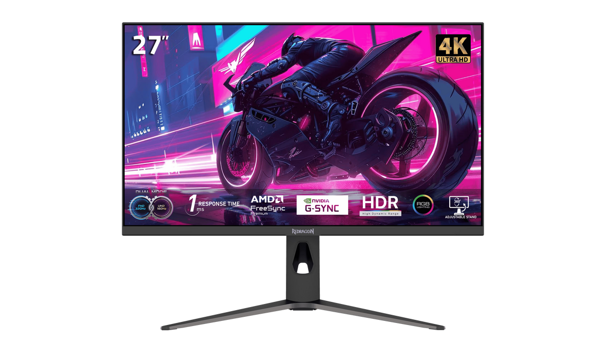 Ecran Gaming REDRAGON DIDON 27" IPS 4K DUAL MODE160HZ-320HZ