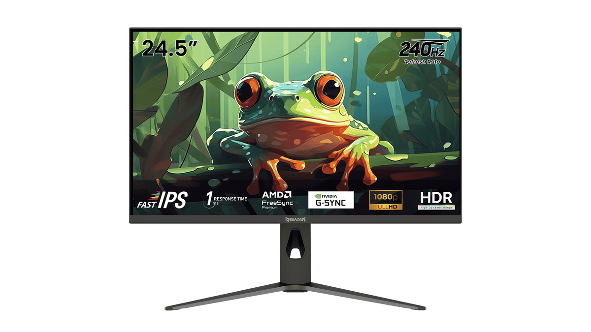 Ecran Gaming  REDRAGON HANMON 24.5" IPS 240HZ FHD