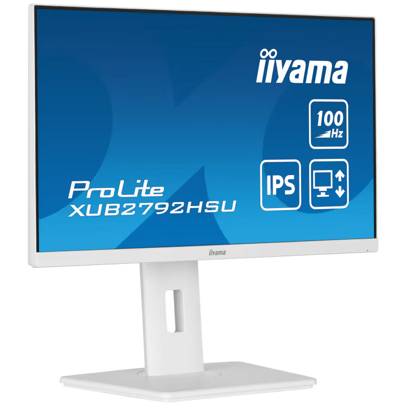 Écran PC IIyama ProLite 27" IPS FHD 100Hz - Blanc