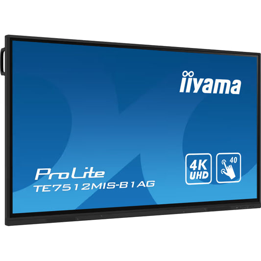 Écran IIyama Interactif Tactile 75" ProLite TE7512MIS-B3AG