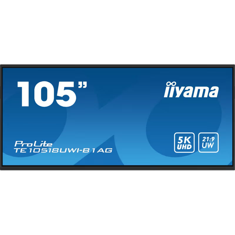 Écran IIyama Interactif Tactile 105" 5K UHD ProLite TE10518UWI-B1AG