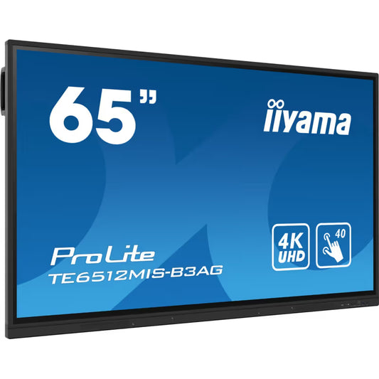Écran IIyama Interactif Tactile 65" ProLite TE6512MIS-B3AG