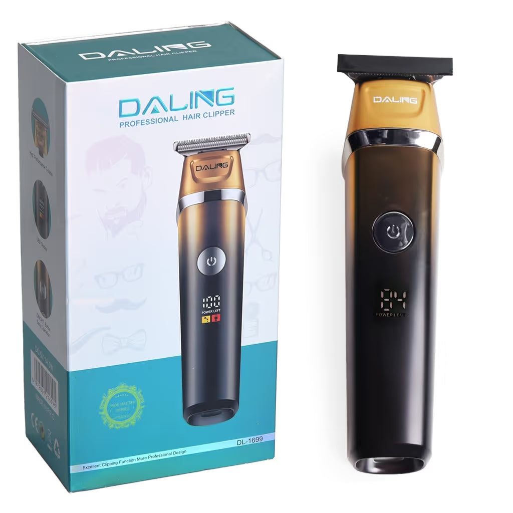 Tondeuse Cheveux Daling Rechargeable Professionnel 5W - Doré & Noir