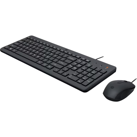 Ensemble Clavier AZERTY Arabise & Souris Filaires HP 150 - Noir