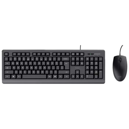 Ensemble Clavier & Souris Filaire Trust Primo - Noir