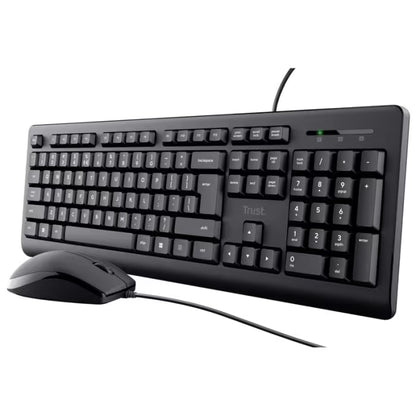 Ensemble Clavier & Souris Filaire Trust Primo - Noir