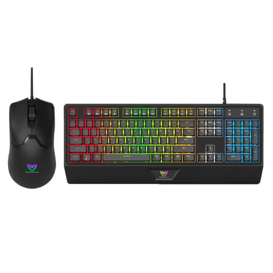 Pack Gamer Clavier Filaire & Souris StarWave GCM1089 RGB Noir