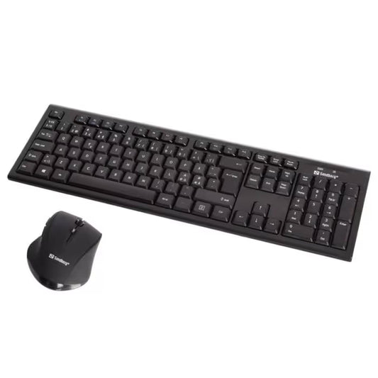 Ensemble Clavier et Souris Sans Fil SANDBERG 631-20 - Noir