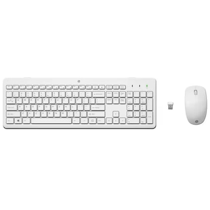 Ensemble Clavier & Souris sans Fil HP 230 Combo - Blanc