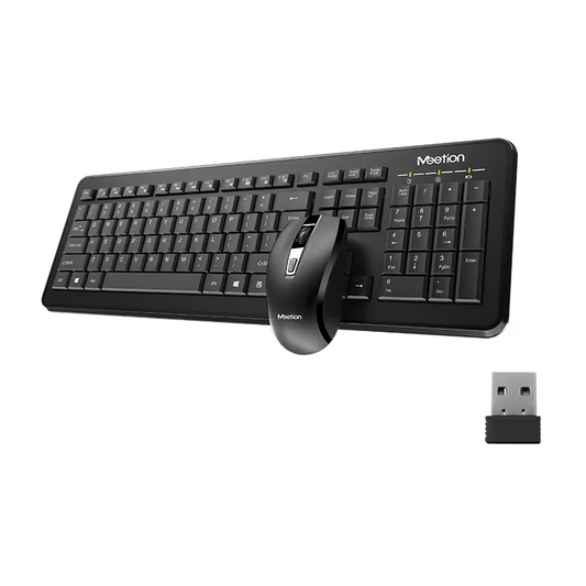 Ensemble Clavier & Souris Sans Fil MEETION C4120 - Noir