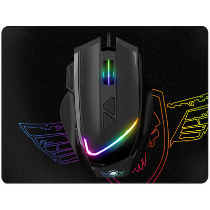 Ensemble Souris & Tapis Gaming Spirit Of Gamer Pro-M3 RGB- Noir