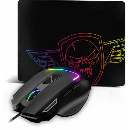 Ensemble Souris & Tapis Gaming Spirit Of Gamer Pro-M3 RGB- Noir