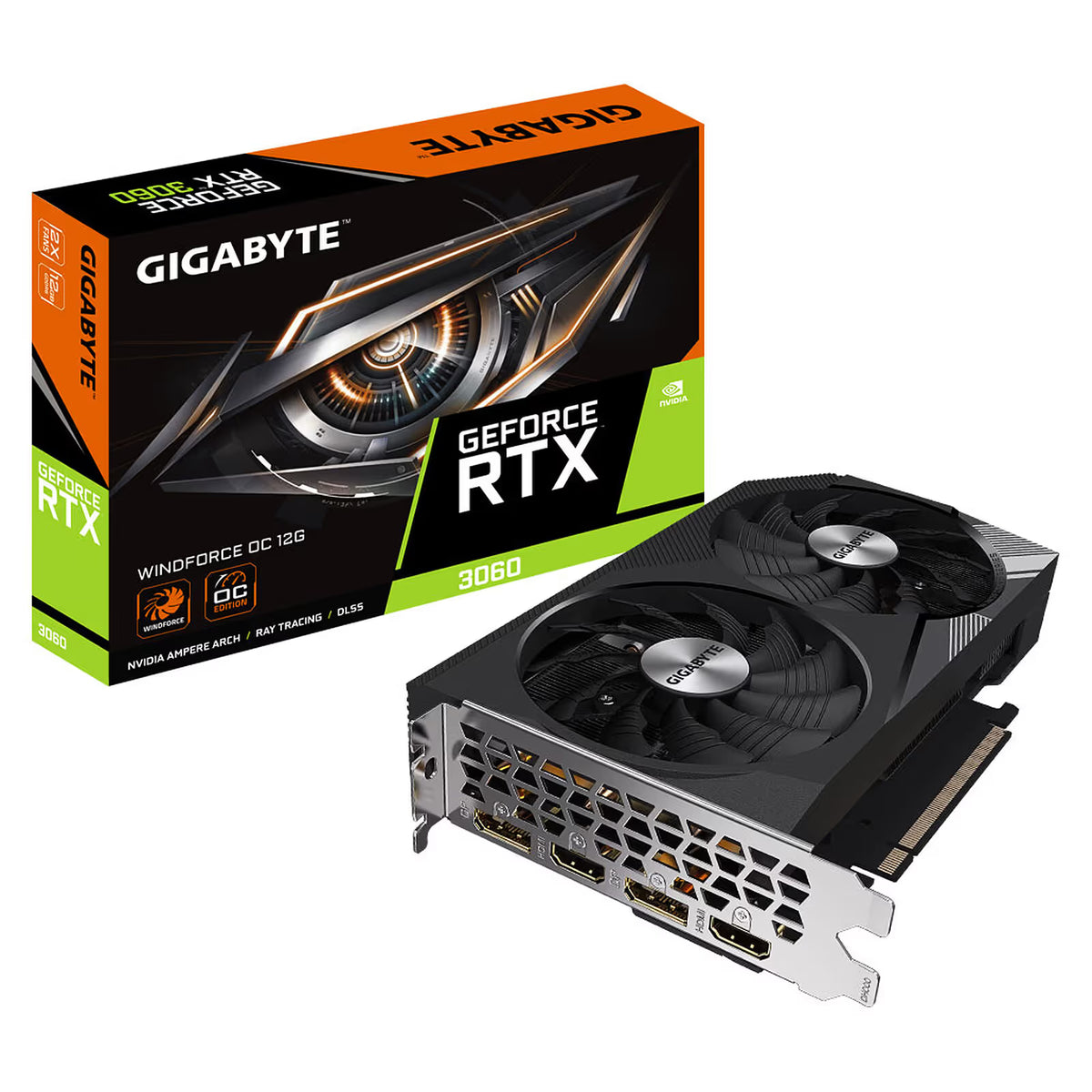 Carte Graphique Gigabyte GeForce RTX 3060 WF2OC-12GD 2.0