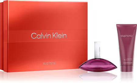 Calvin Klein Coffret Euphoria Eau De Parfum pour Femme 50ML & Body Lotion 100ML