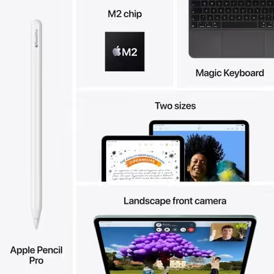 Apple - iPad Air M2 - 13" - WiFi 6E - 128 Go - Mauve