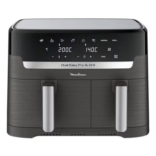 Friteuse sans huile Moulinex Dual Easy Fry & Grill - Noir