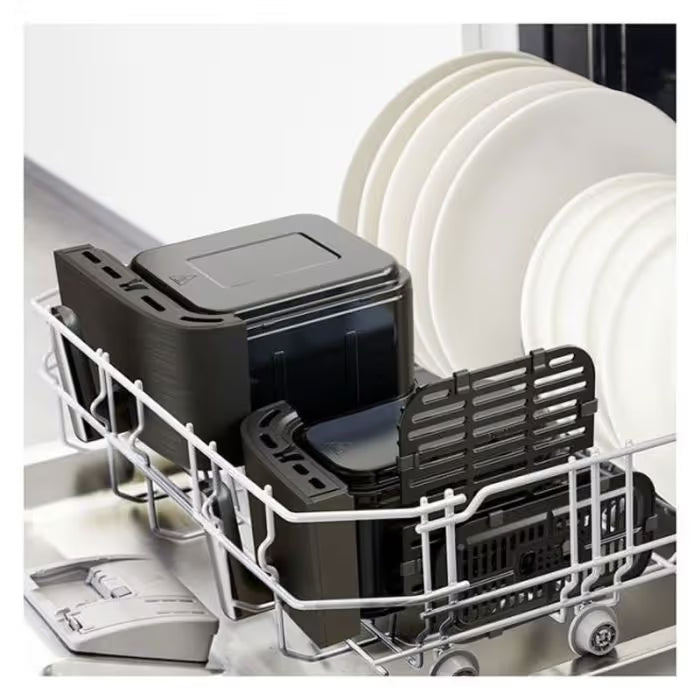 Friteuse sans huile Moulinex Dual Easy Fry & Grill - Noir