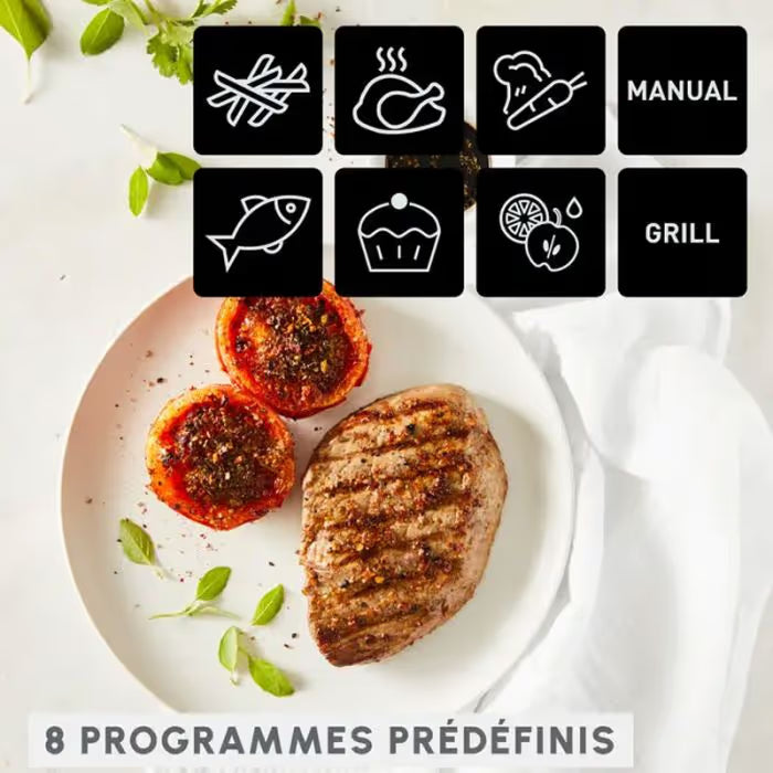 Friteuse sans huile Moulinex Dual Easy Fry & Grill - Noir