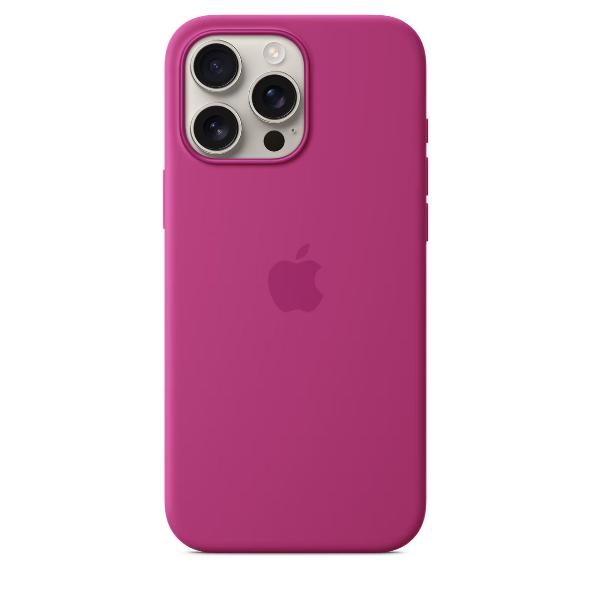 Coque en Silicone MagSafe pour iPhone 16 Pro - Rose Fuchsia
