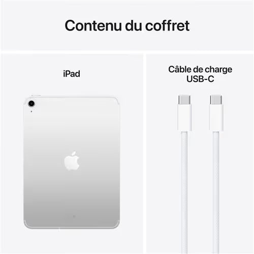 Apple - iPad 11" A16 128 Go Wifi 2025 - Argent