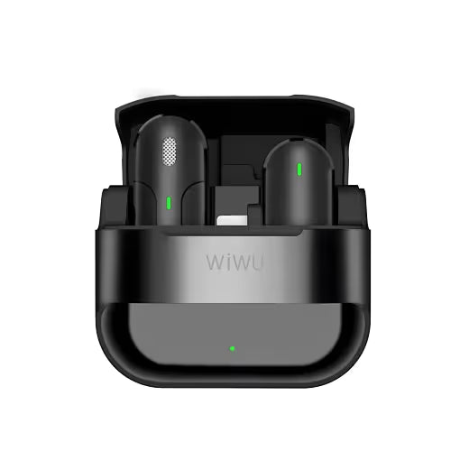 Mini Microphone Sans Fil WiWu pour Smartphone - Noir