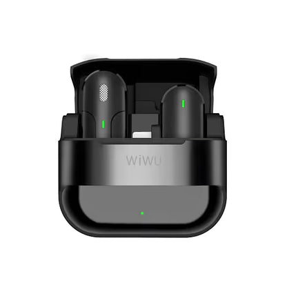 Mini Microphone Sans Fil WiWu pour Smartphone - Noir