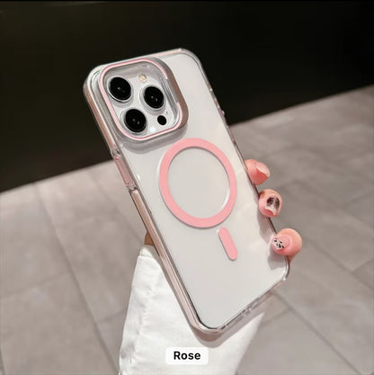Coque Magsafe pour iPhone 15 Pro - Rose