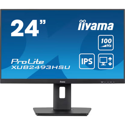 Écran PC IIyama ProLite 23.8" IPS FHD 100Hz (XUB2493HSU-B6) - Noir