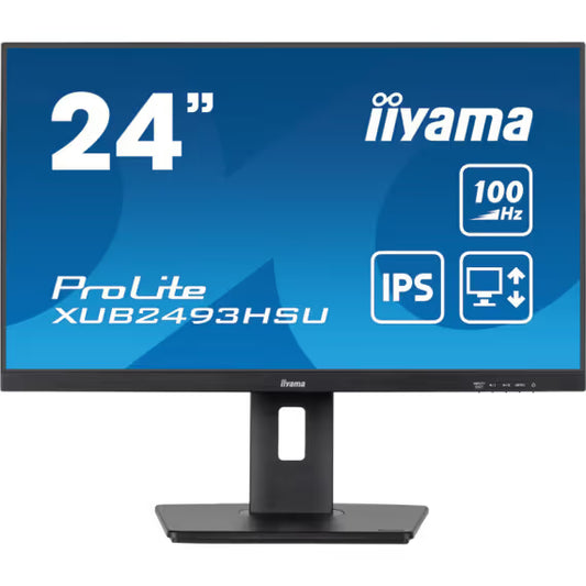 Écran PC IIyama ProLite 23.8" IPS FHD 100Hz (XUB2493HSU-B6) - Noir