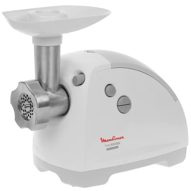 Hachoir à viande Moulinex HV8 / 2000 W - Blanc + Poêle à Frire TEFAL Selection 26 x 26cm