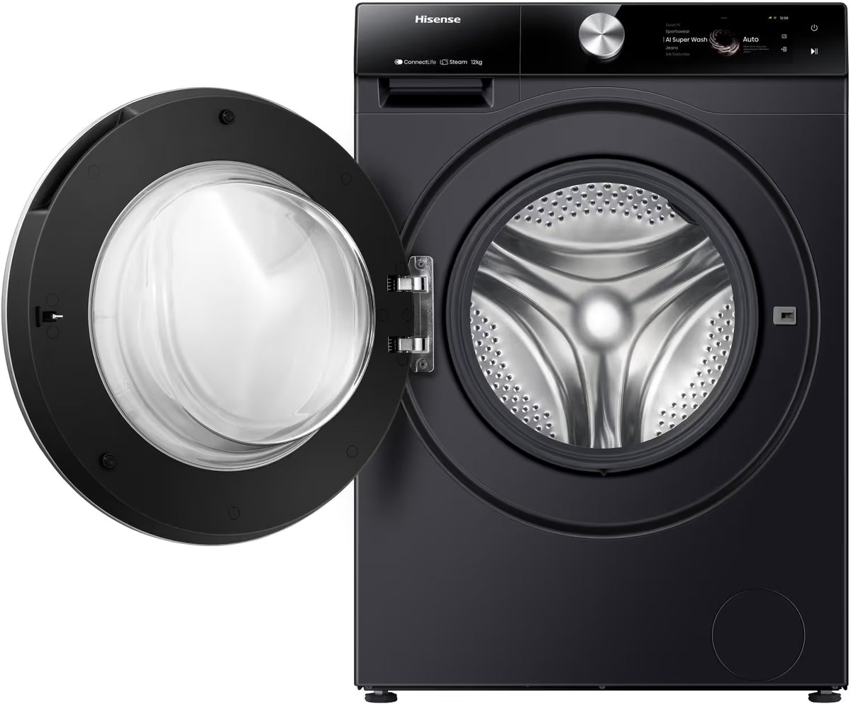 Lave Linge Hisense WF7S1247BB 12 Kg Inverter - Noir
