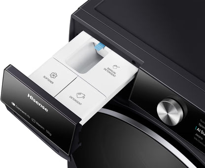 Lave Linge Hisense WF7S1247BB 12 Kg Inverter - Noir