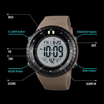 Montre Skmei Digitale Sport SK-1420- Beige