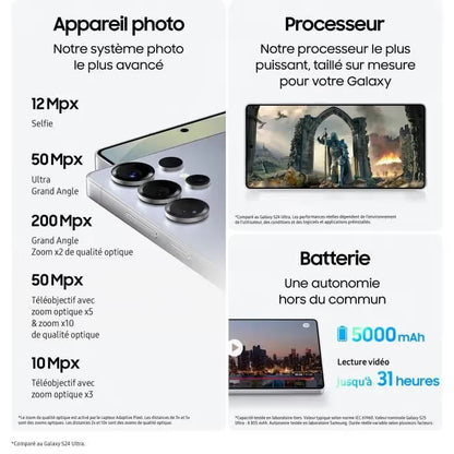 Samsung Galaxy S25 Ultra 12Go 512Go - Noir Titane