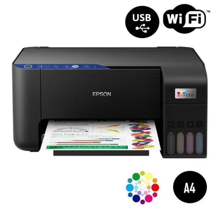 Imprimante Epson EcoTank L3251 (3en1) Couleur Wifi (C11CJ67409)
