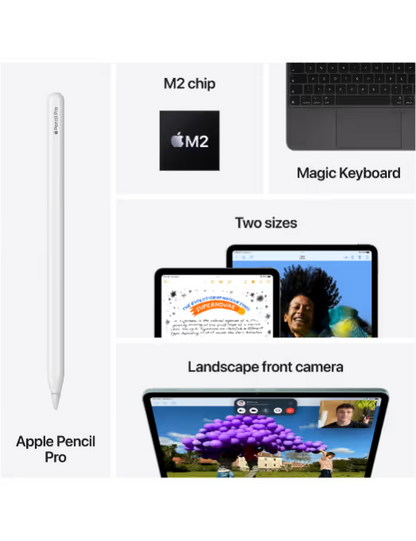 Apple - iPad Air M2 - 11"  WiFi 6E  128 Go - Violet
