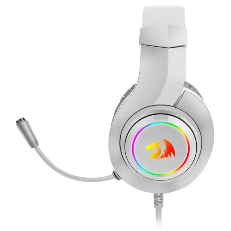 Micro Casque Gamer Redragon HYLAS H260 RGB - Blanc