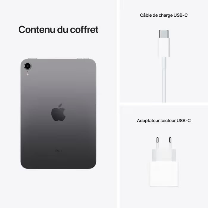 Apple - iPad mini (2021)  8,3" WiFi  64 Go - Gris Sidéral