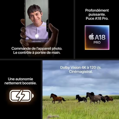 APPLE iPhone 16 Pro 512 Go - Titane Naturel