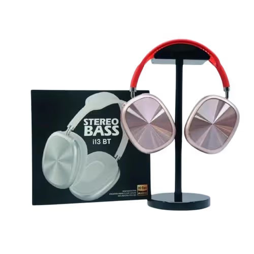 Casque i13 Casque sans fil Gaming - rose