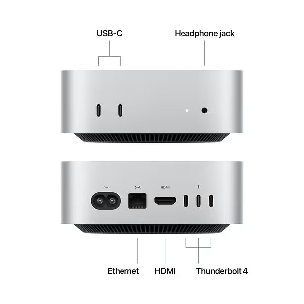 Pc de Bureau Apple Mac Mini M4  16GO 256GO SSD