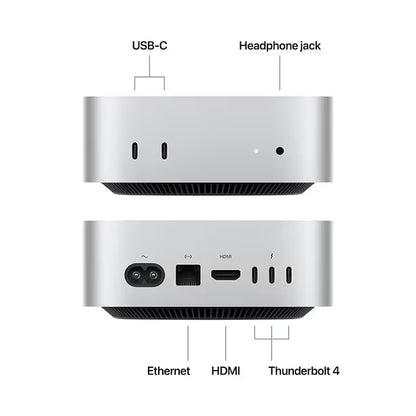Pc de Bureau Apple Mac Mini M4  16GO 256GO SSD