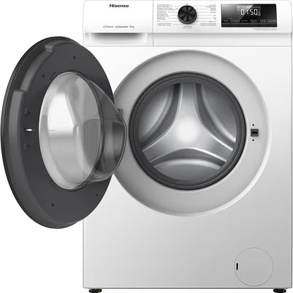 Lave Linge Frontal HISENSE WFQP8014EVM Inverter 8kg - Blanc