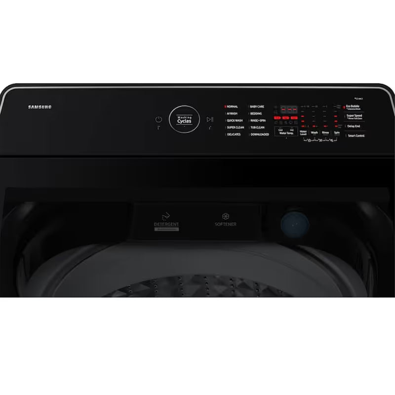 Lave Linge Top SAMSUNG WA80F19S8B 19Kg - Noir