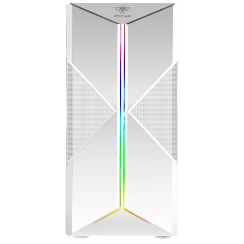 Boitier Gamer Spirit of Gamer Clone III ATX/LEC/ARGB+120MM -Blanc