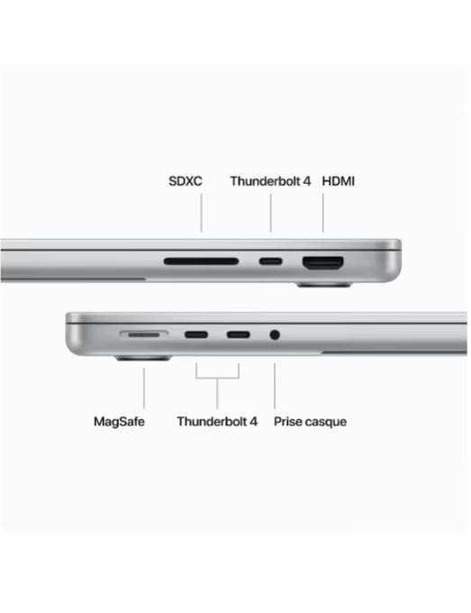 Apple - 14" - MacBook M3 Pro - RAM 18Go - Stockage 512Go - Gris sidéral - Azerty