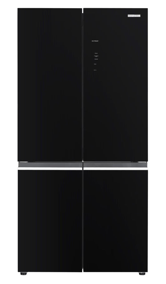 Réfrigérateur Side By Side Maxwell MAX-RFNH640AIG 4 Porte 640L - Noir Miroir