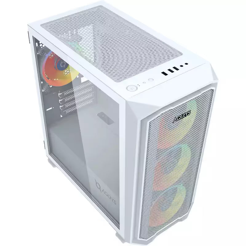 Boitier Gamer AQIRYS Wezen RGB - Blanc